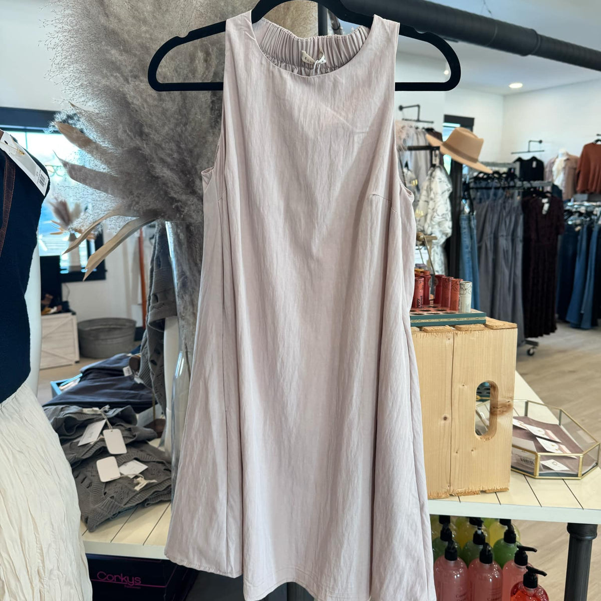 Simplicity Crew A-Line Mini Dress