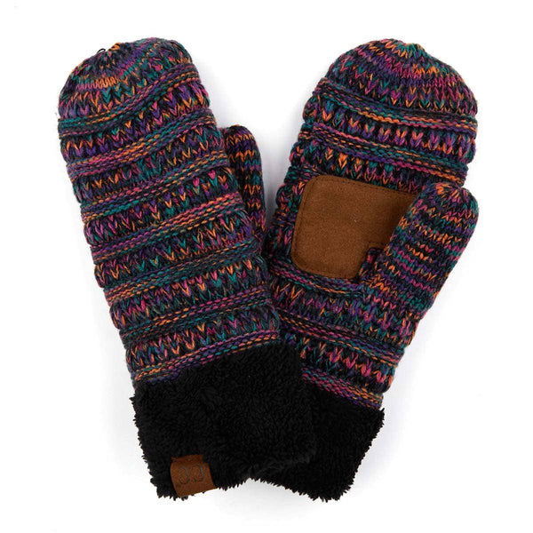 CC Crafted Multi Color Mittens