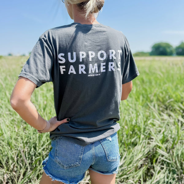 Western ‘Support Farmers’ Wheat Graphic Tee
