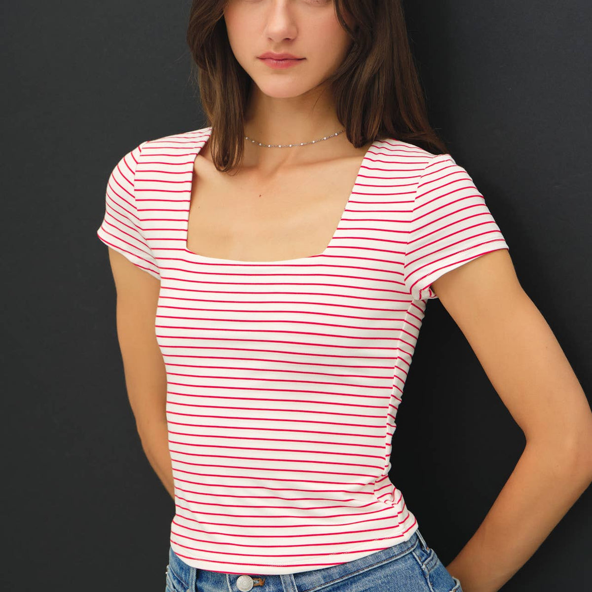 Everyday Essential Square Neck Tee