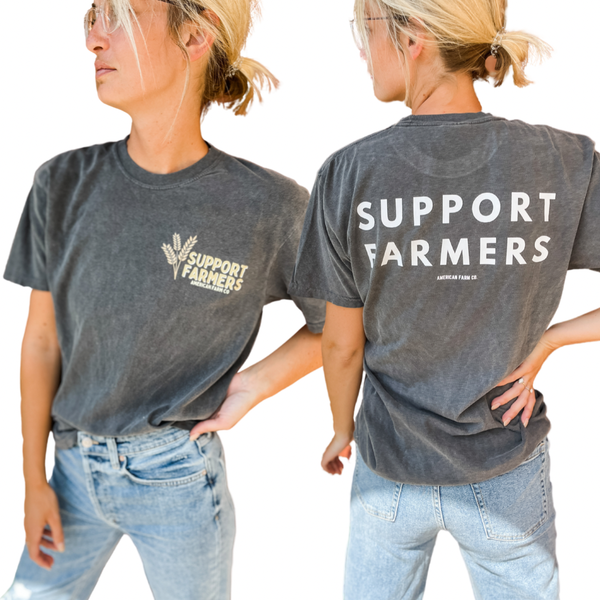 Western ‘Support Farmers’ Wheat Graphic Tee