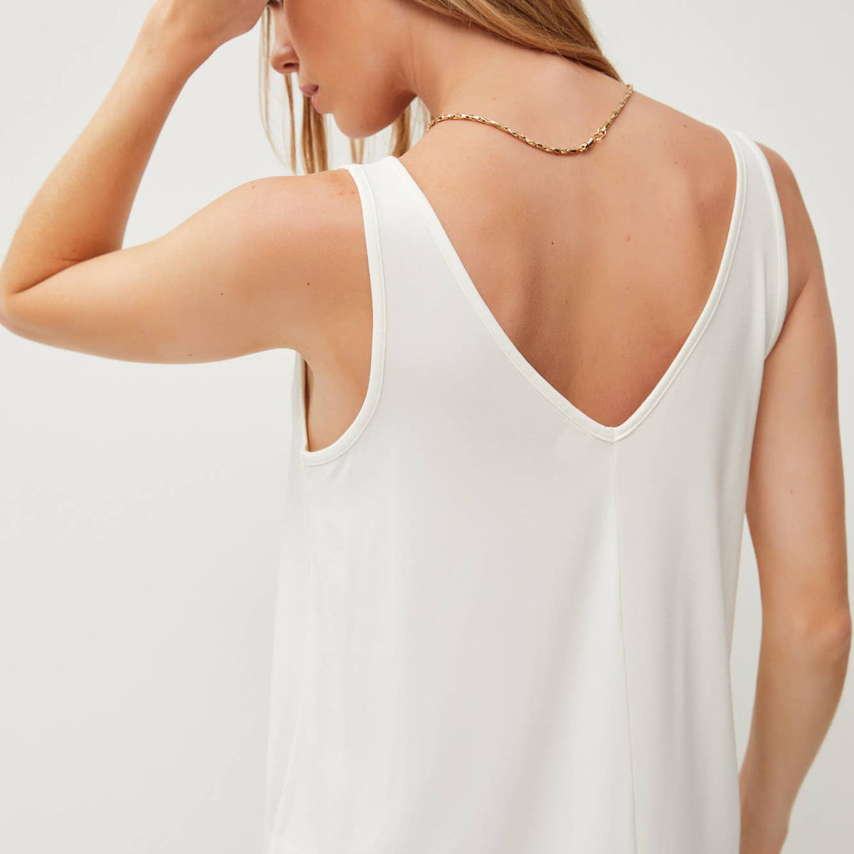 Bamboo Basic V Neck Tank