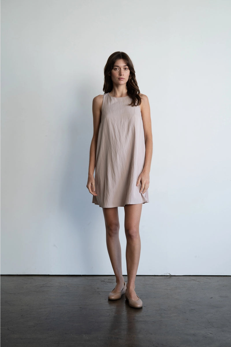 Simplicity Crew A-Line Mini Dress