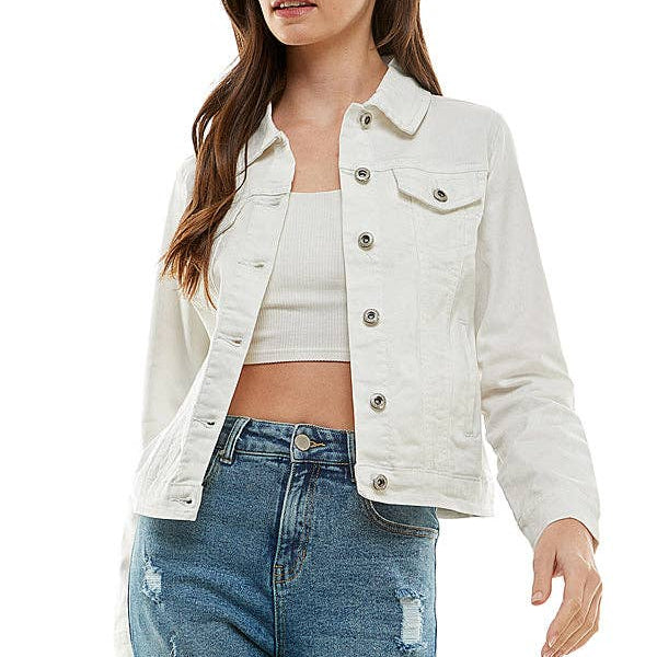 White Denim Jacket