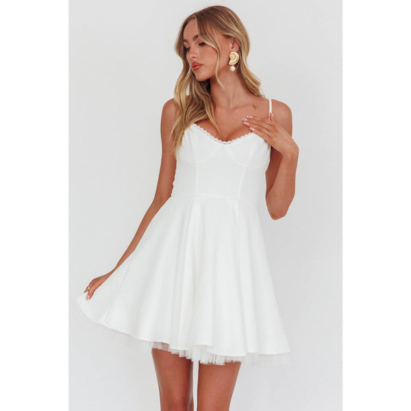 Sleeveless Solid Mini Dress