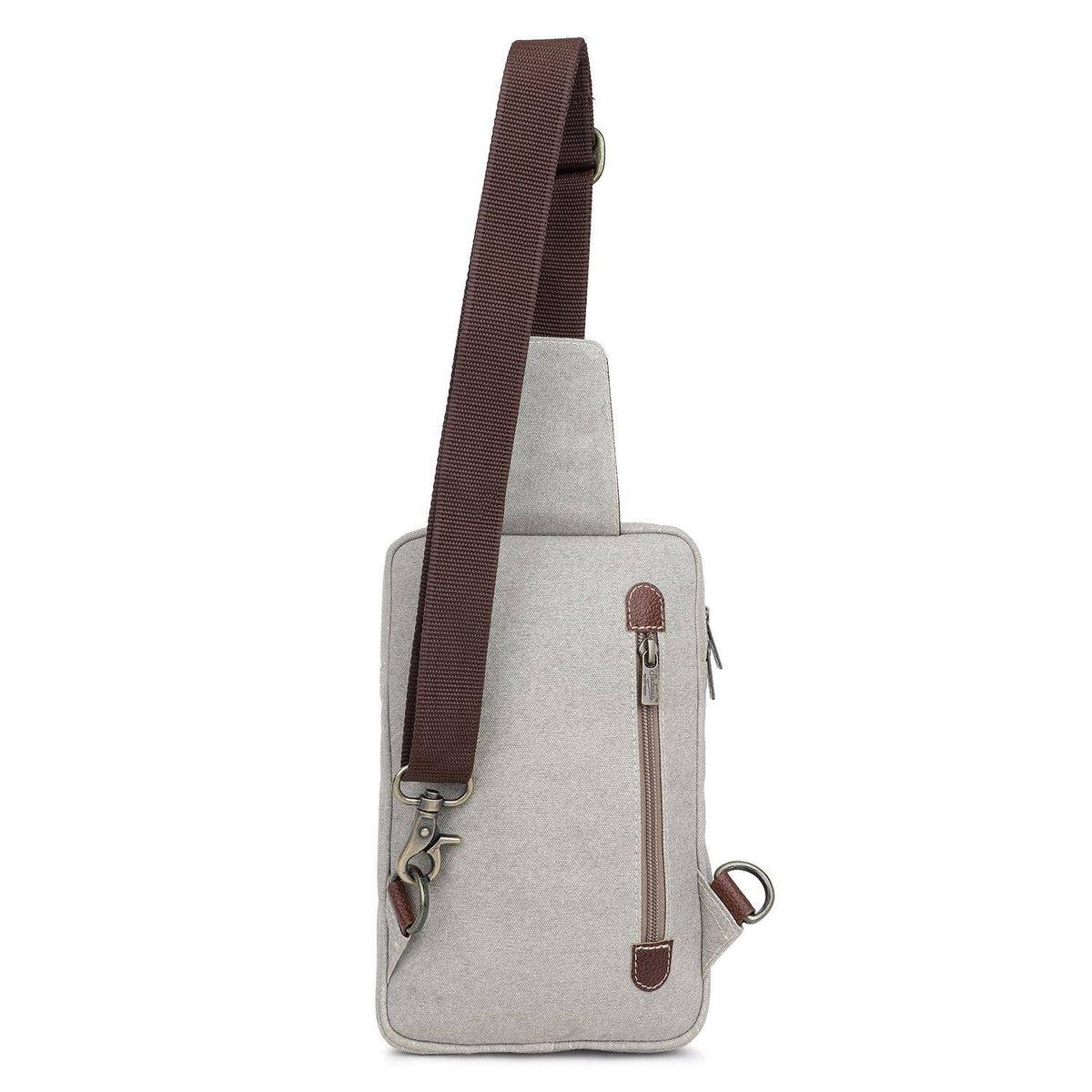 Canvas & Leather Women's Sling Bag