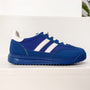 Tokyo Dual Stripe Sneakers in Blue