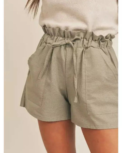 Hang Tight Linen Shorts - SLATE Boutique & Gifts