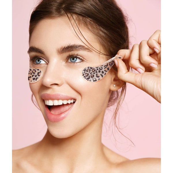 Under eye cheetah print gel pads - Slate Boutique & Gifts 