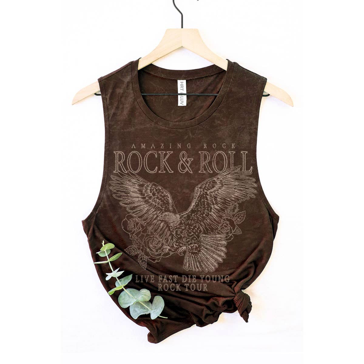 AMAZING ROCK N ROLL GRAPHIC TANK TOP