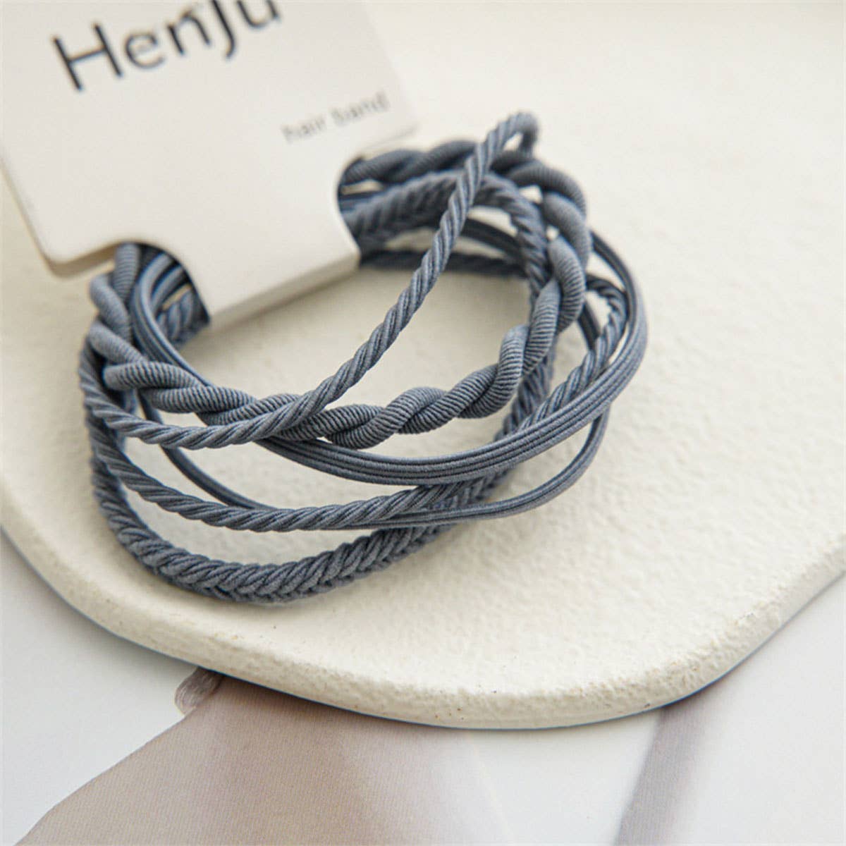 Braided Elastic Hair Ties Set