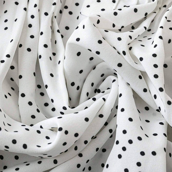 Flirty V-Neck Ruffled Sleeves Polka Dot Blouse