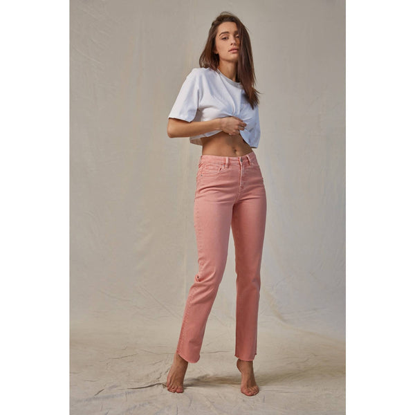 High Rise Vintage Garment Dyed Stright - Mica Denim