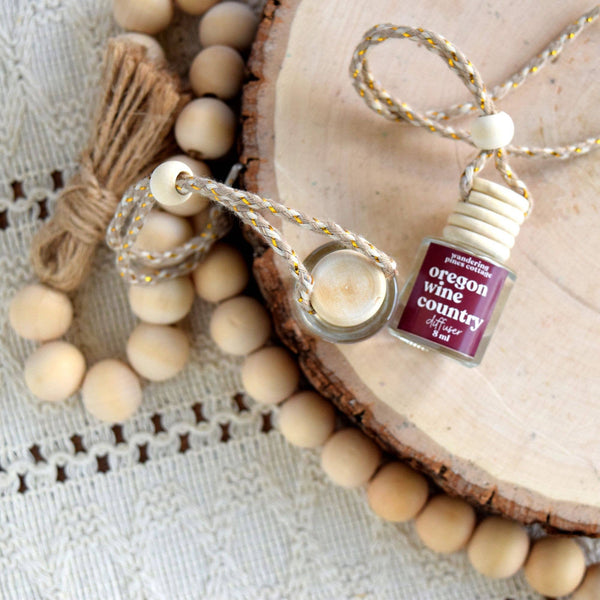 Wandering Pines Cottage - Hanging Car Diffuser 8 ml Oregon Wine Country