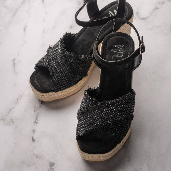 Elinor Wedge in Black