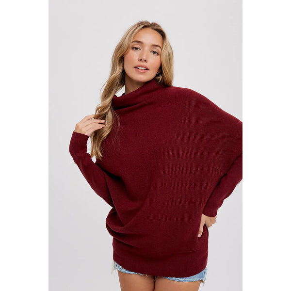 Slouch Neck Dolman Sweater