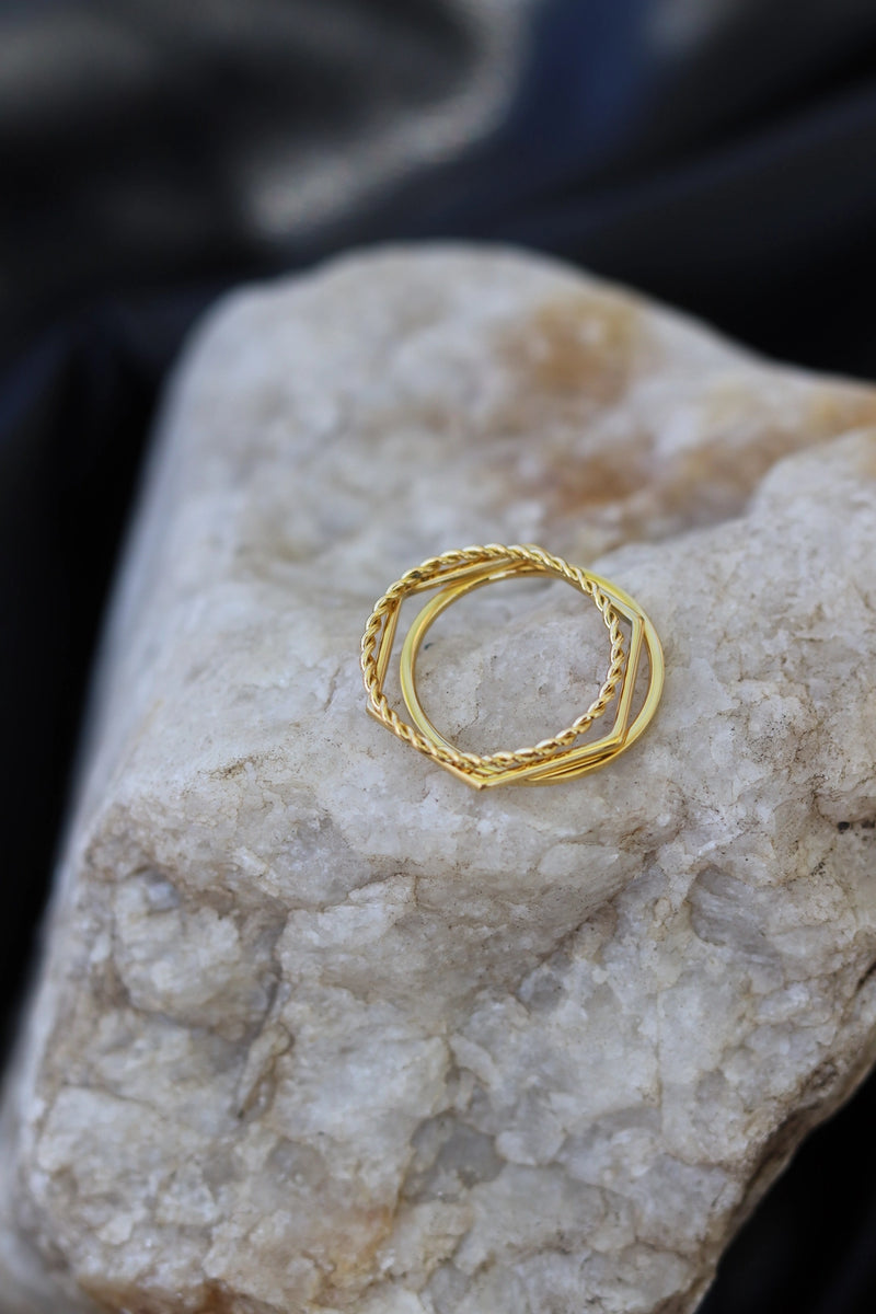 Trip Ring - Gold (Size Options)