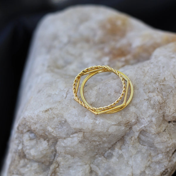 Trip Ring - Gold (Size Options)