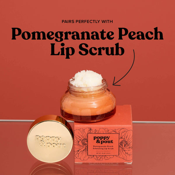 Poppy & Pout - Lip Balm, Pomegranate Peach
