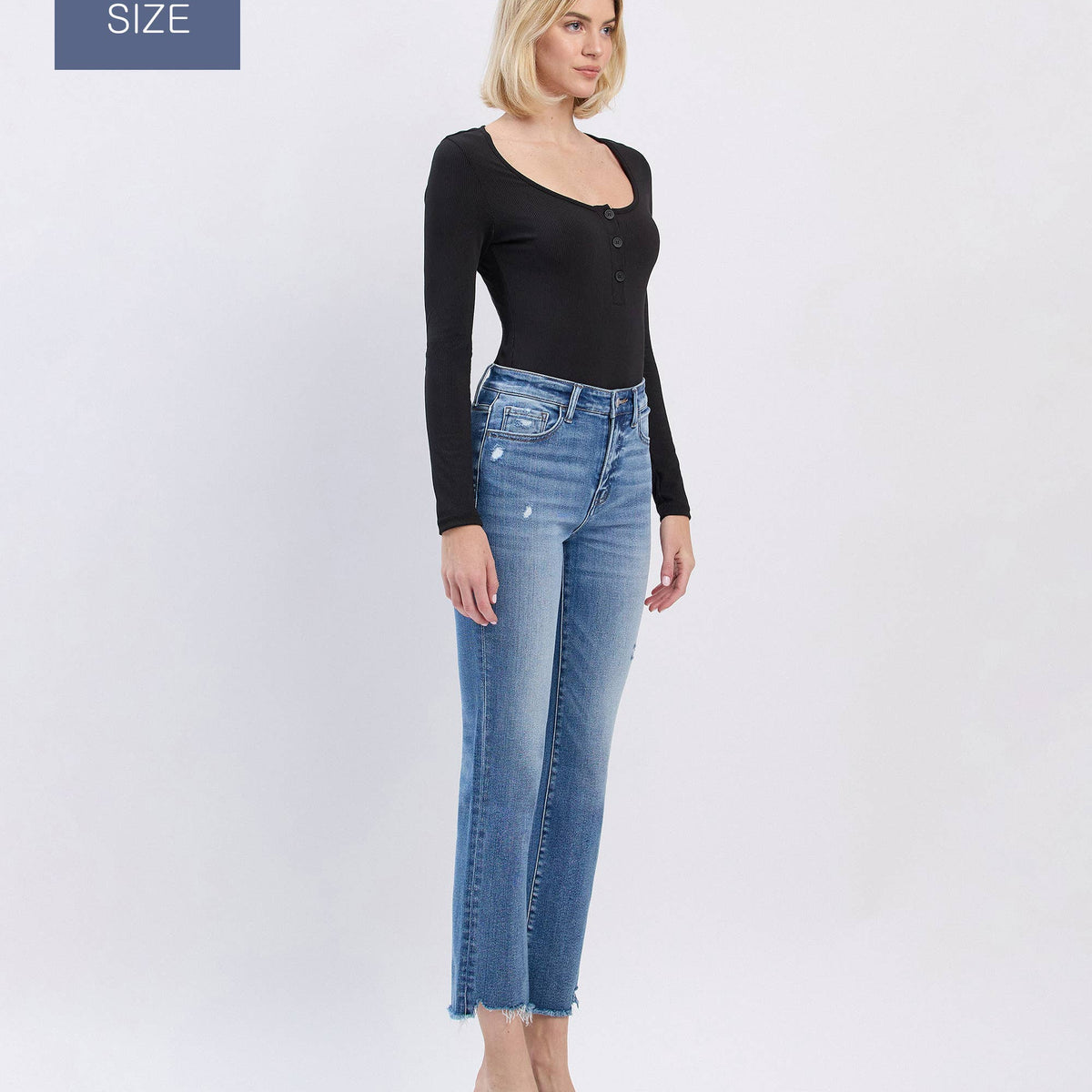 Tummy Control Highrise Slim Stright- Plus