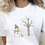 Winter Snowman Comfort Color Tee