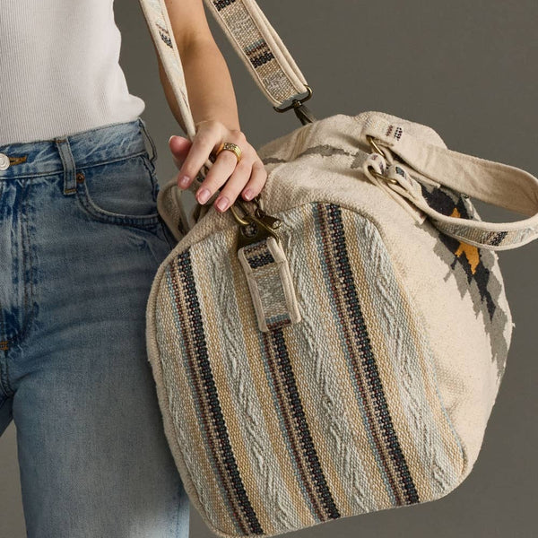 Panache Apparel Co. - Cream, Slate, Black & Mustard Western Duffel