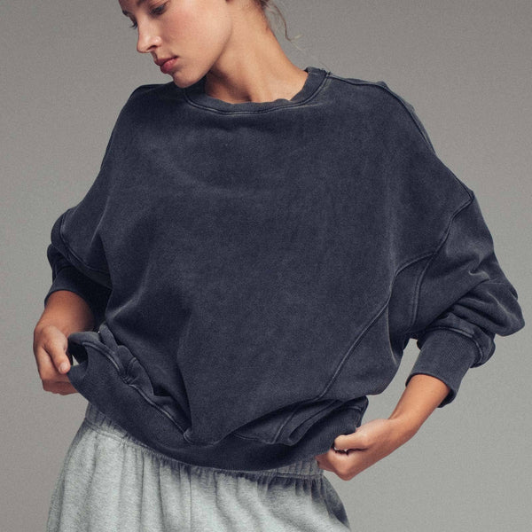 Pigment Washed Relaxed Fit Sweatshirt