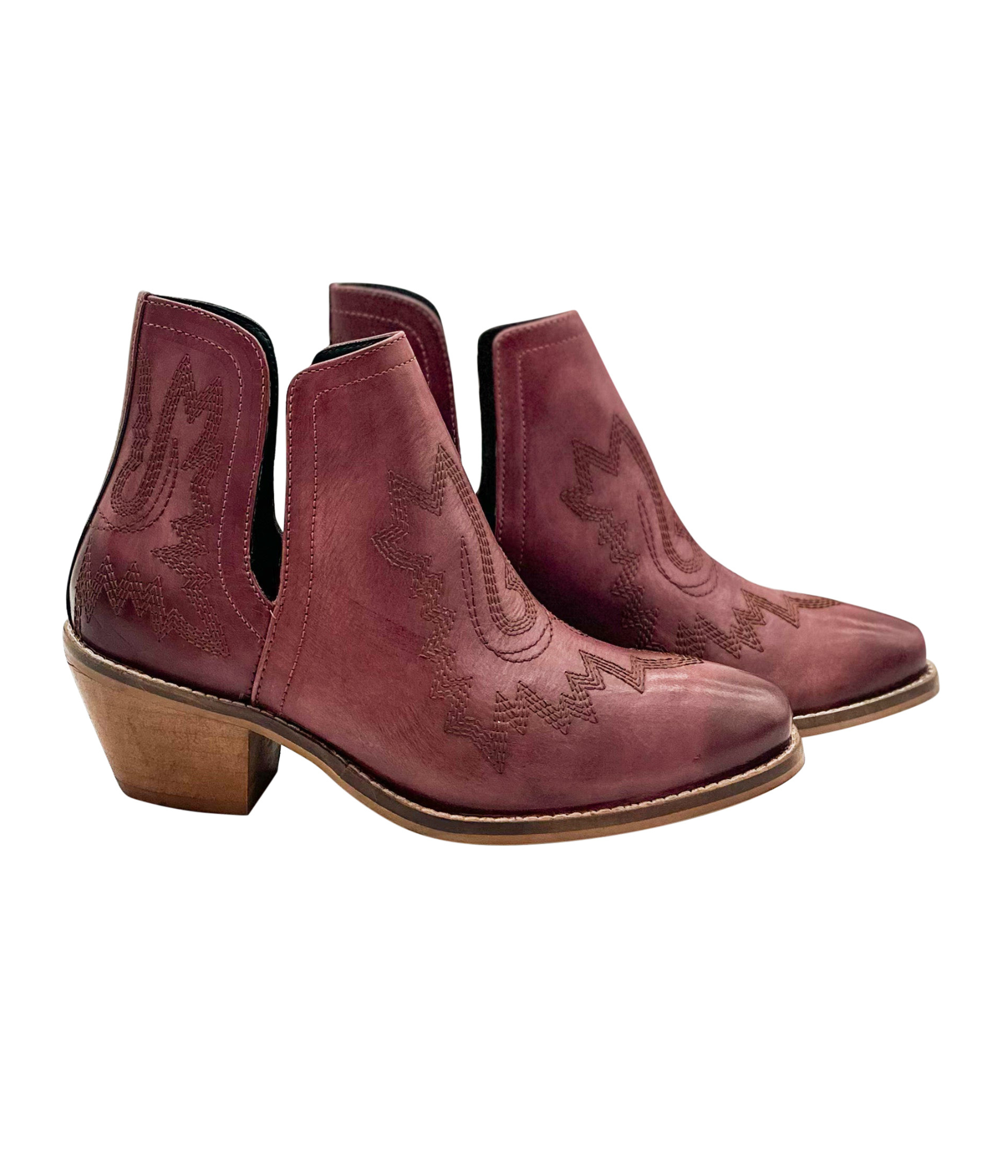 Kickin' Booties in Burgundy - 8.5 Kickin' Booties in Burgundy - 8.5