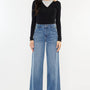 HIGH RISE TROUSER WIDE LEG- KC7126M-OP