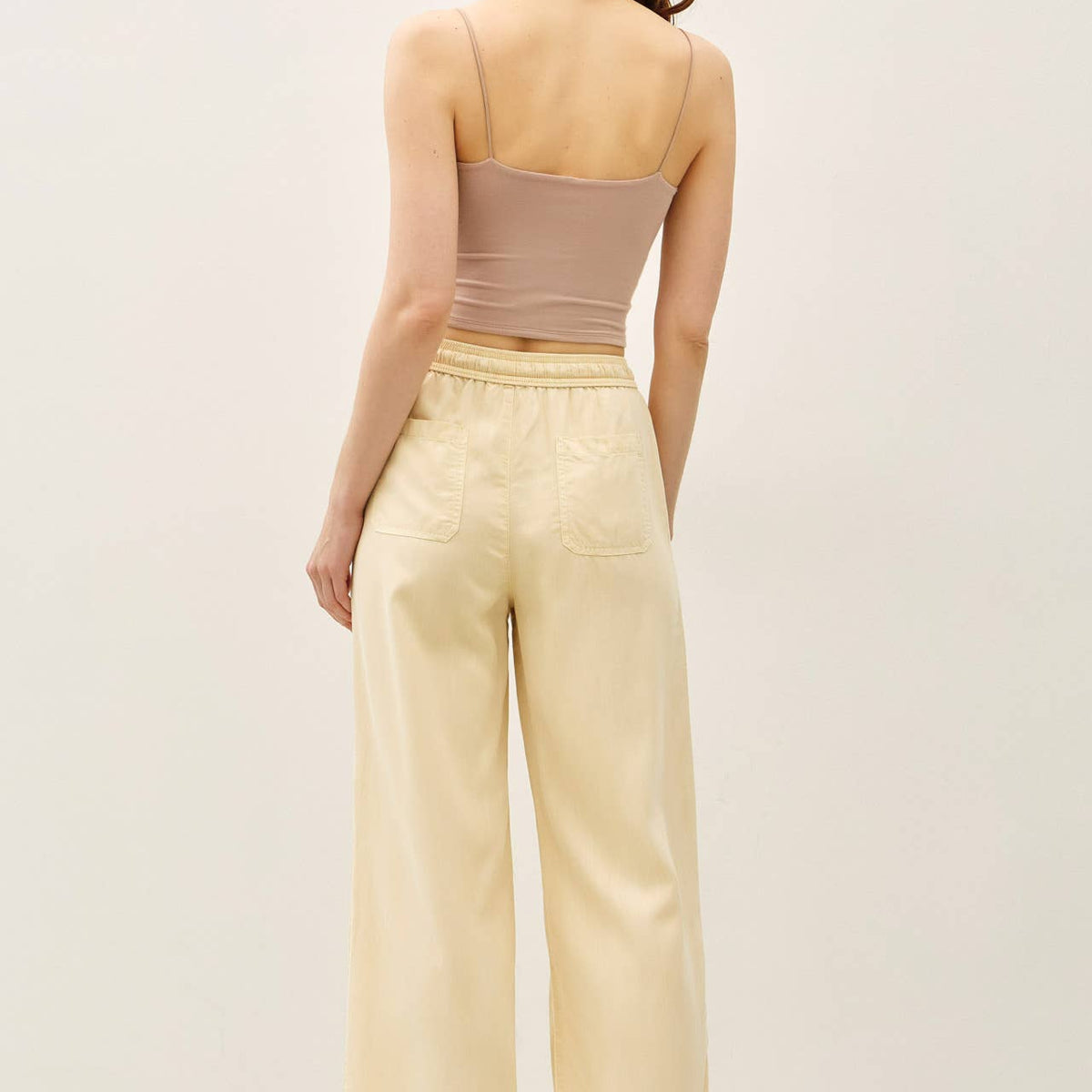 Tencel Wide Leg Pants