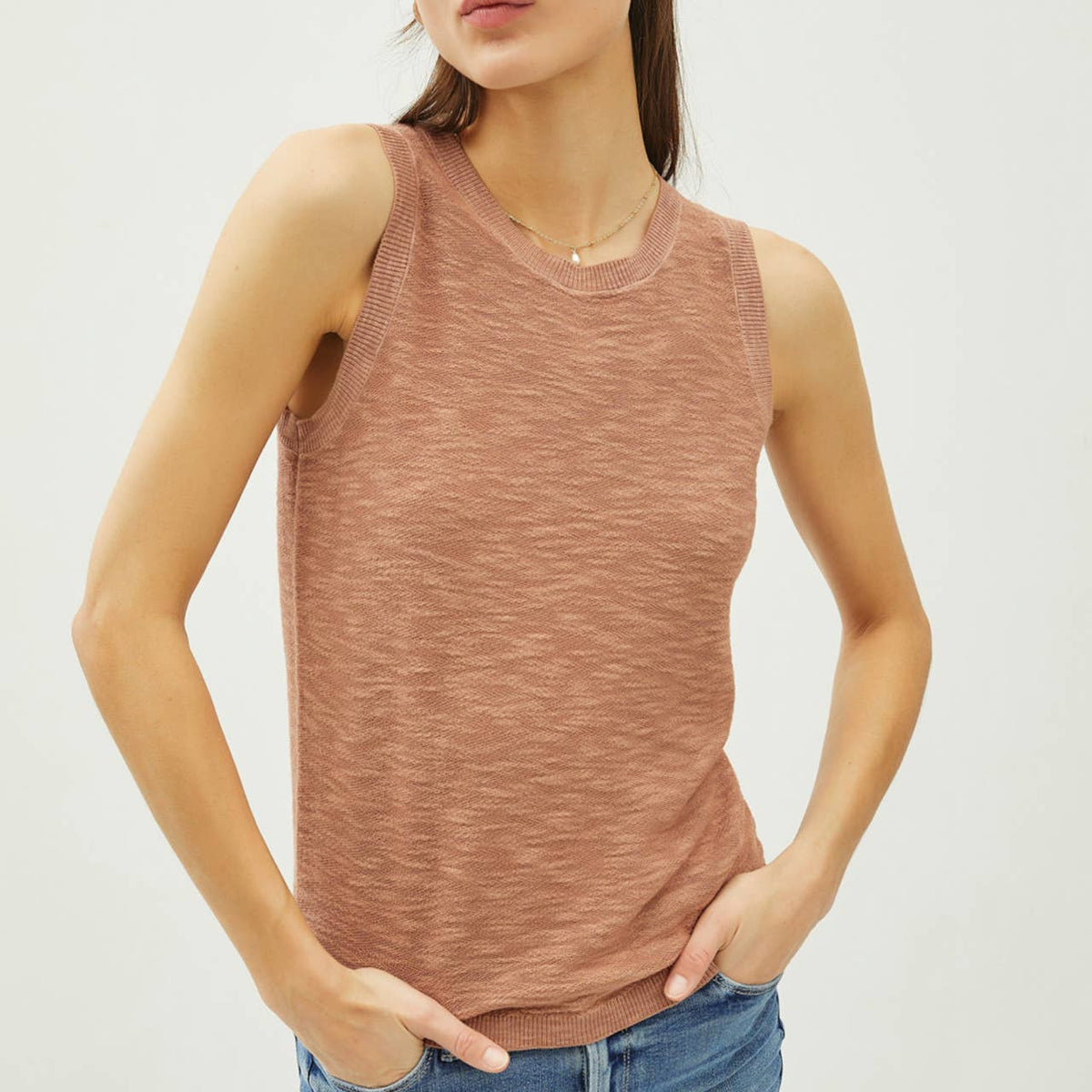 Sarah Sleeveless Knit Top