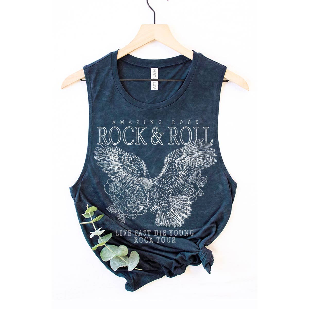AMAZING ROCK N ROLL GRAPHIC TANK TOP