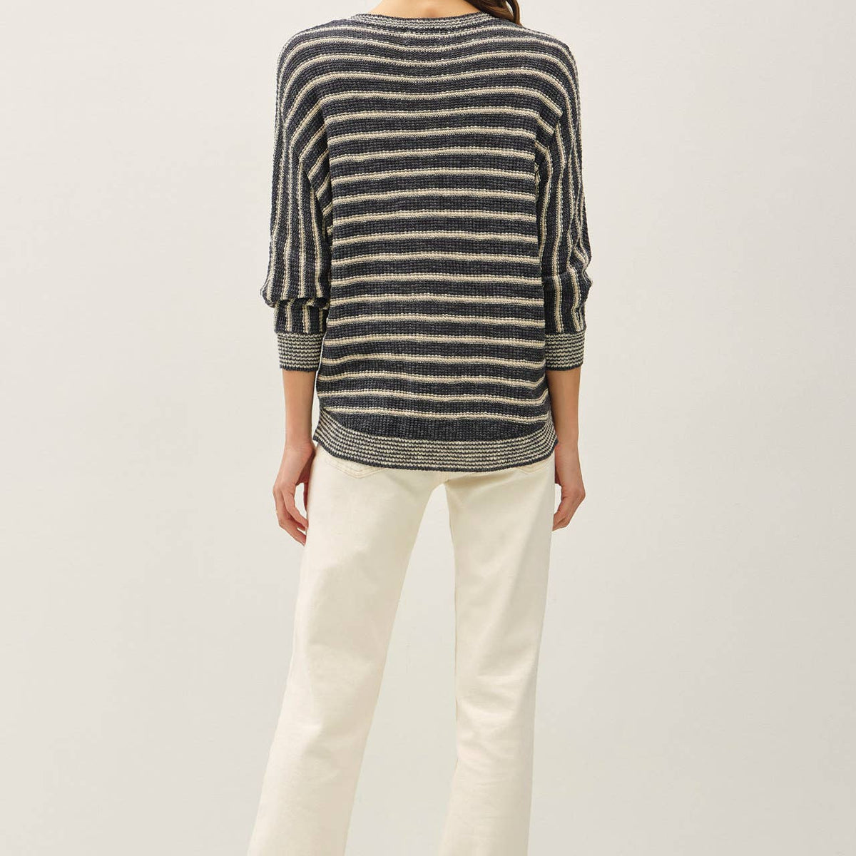 Waffle Knit Dolman Sweater