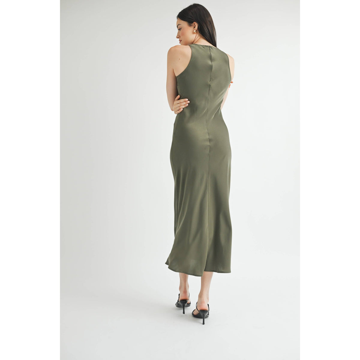 Satin Maxi Dress