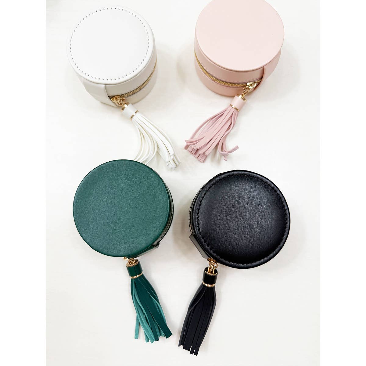 Love and Repeat - Mini PU Travel Jewelry Case