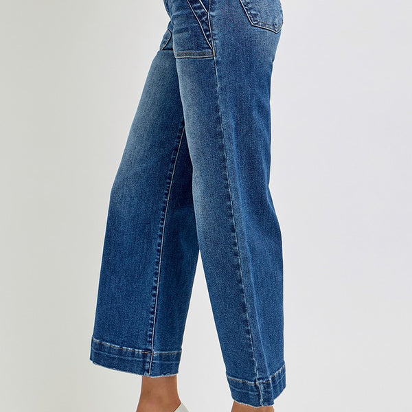 Risen- High Rise Ankle Patch Pocket