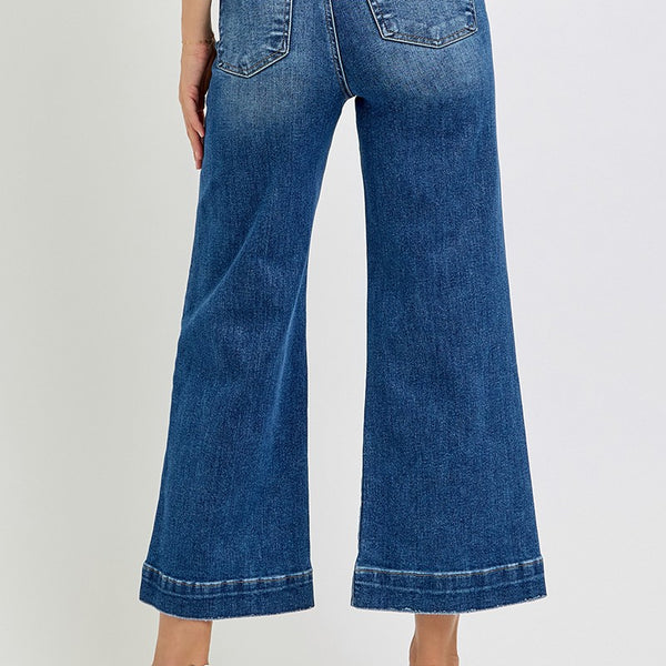 Risen- High Rise Ankle Patch Pocket