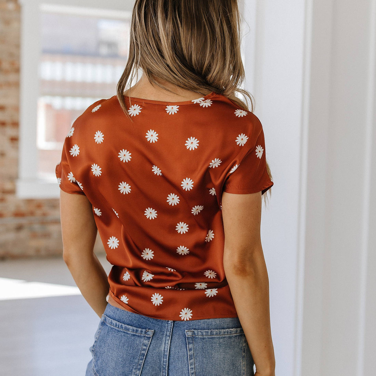 Daisy Print Blouse