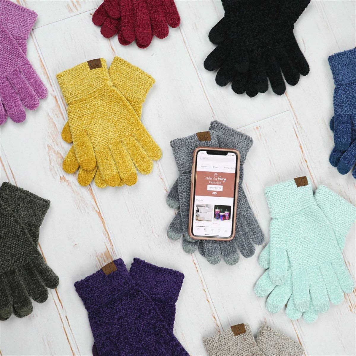 CC Chenille Touchscreen Glove