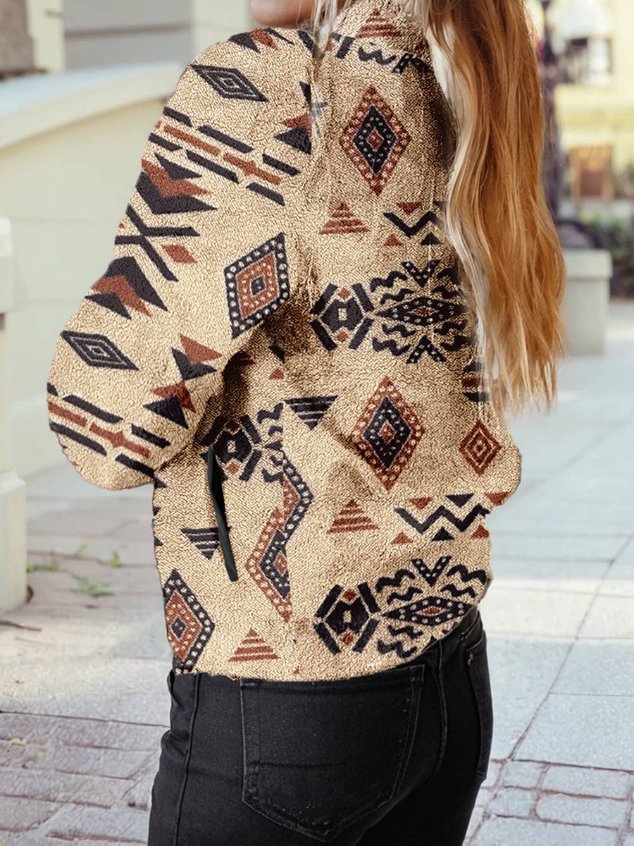 Western Half Zip Plush Fleece