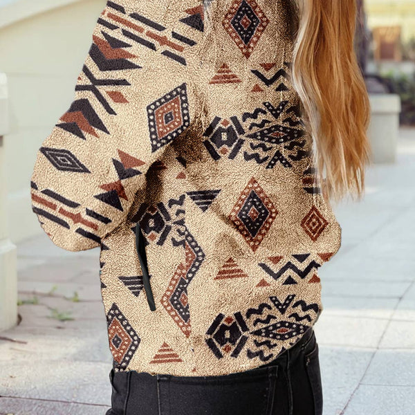 Western Half Zip Plush Fleece