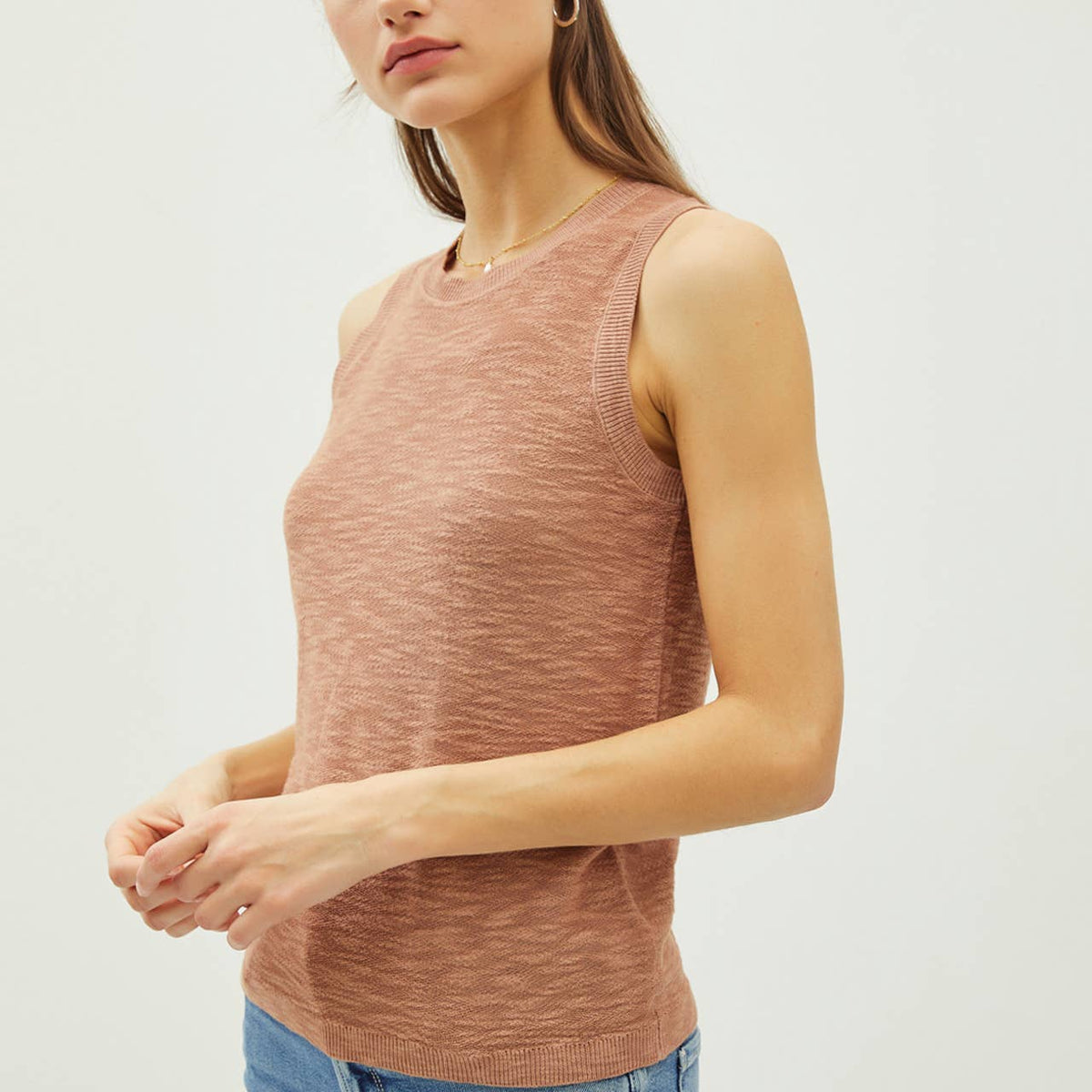 Sarah Sleeveless Knit Top