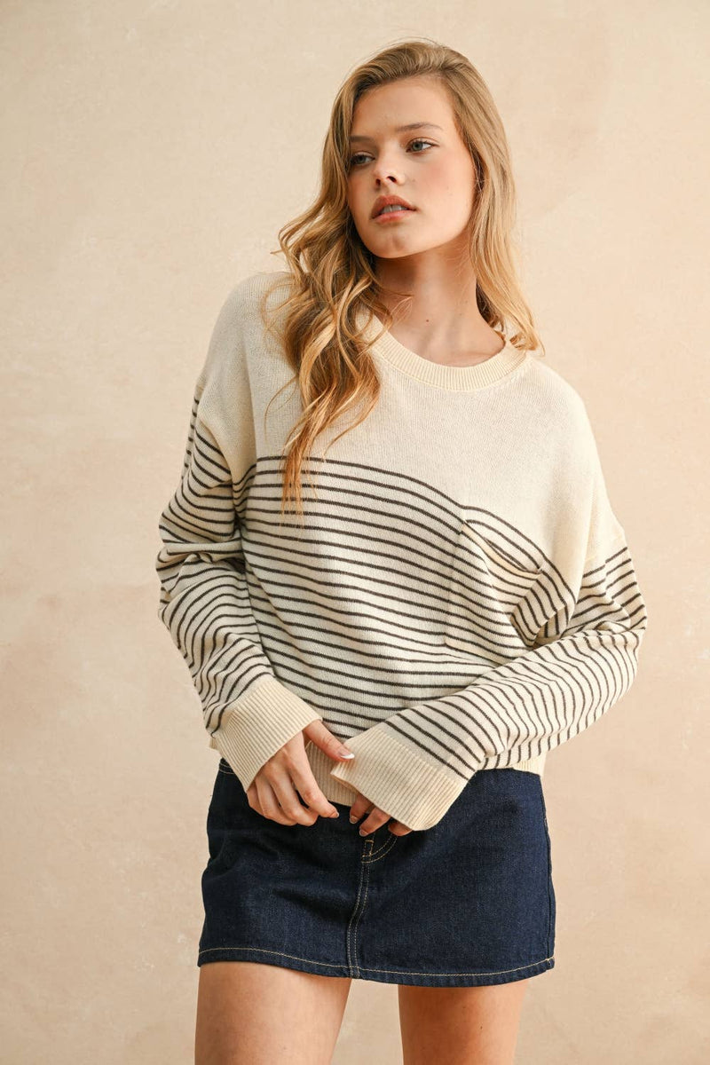 Bri Stripe Sweater