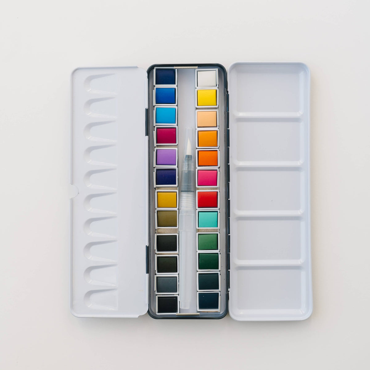 24 Color Watercolor Paint Palette