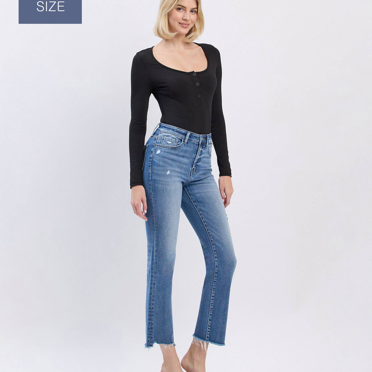 Tummy Control Highrise Slim Stright- Plus