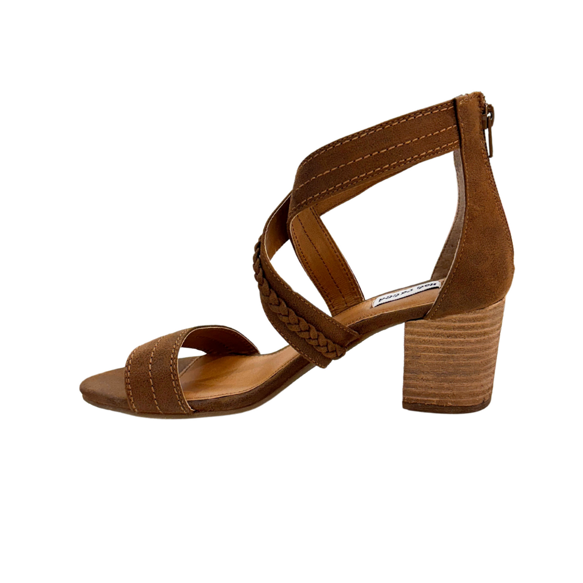 Qila Heeled Sandal in Tan