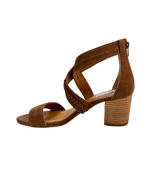 Qila Heeled Sandal in Tan
