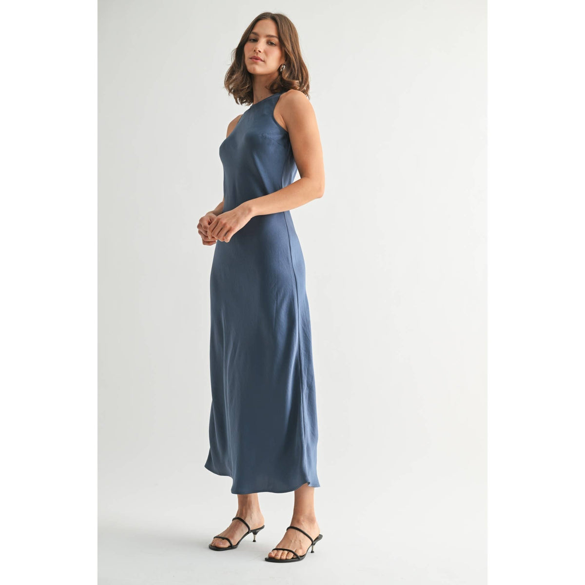 Satin Maxi Dress