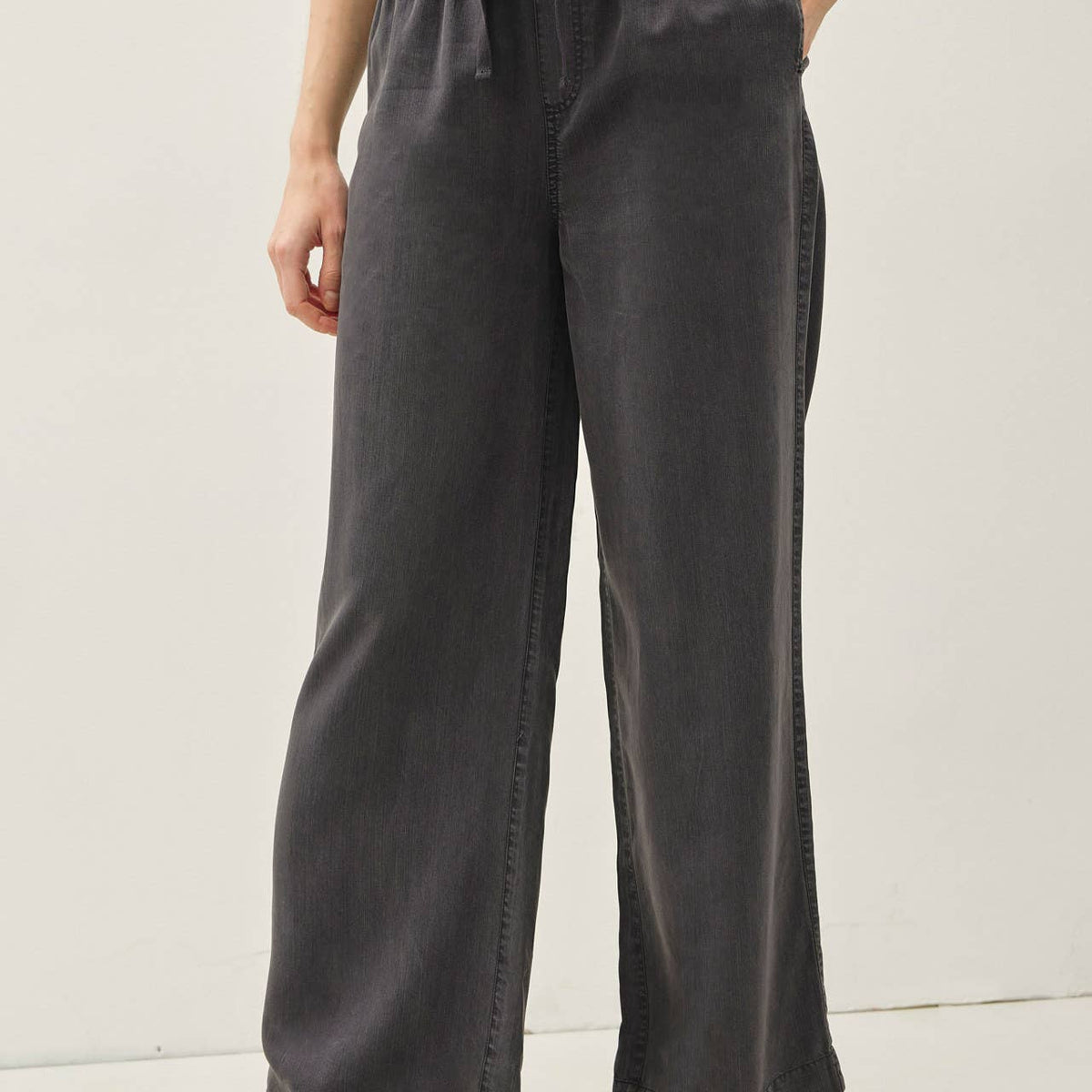 Tencel Wide Leg Pants