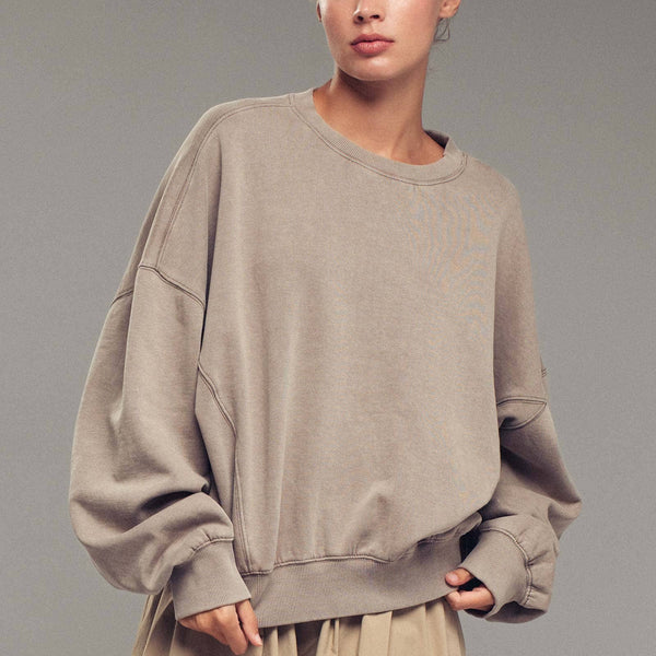 Pigment Washed Relaxed Fit Sweatshirt